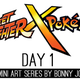 Illustration for article titled SF x PKMN Day 1! Ryu x Lucario!